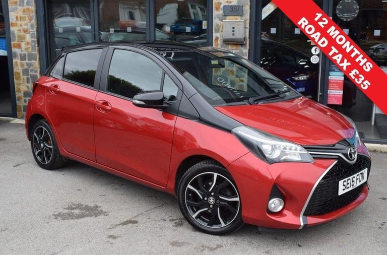 2016 Toyota Yaris 1.33 VVT-i Design 5dr HATCHBACK PETROL Manual