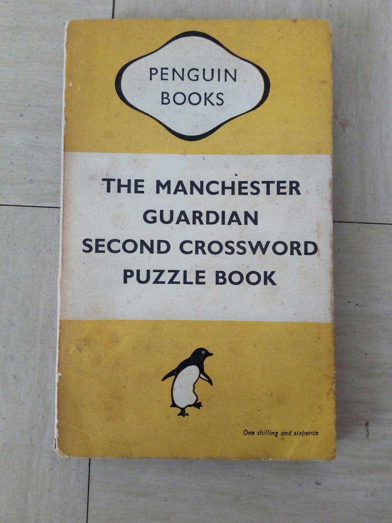 1948 MANCHESTER GUARDIAN SECOND CROSSWORD PUZZLE BOOK *FIRST EDITION VINTAGE PENGUIN BOOK
