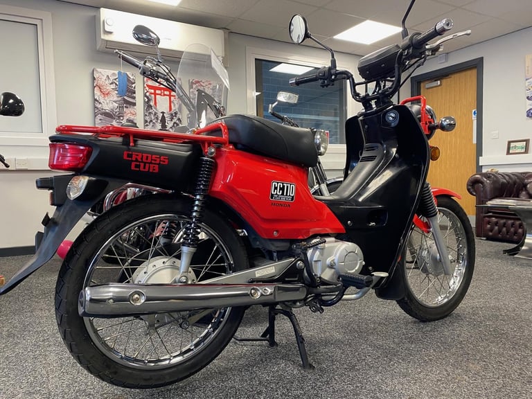2013 JDM Honda CC110 Cross Cub in red and black