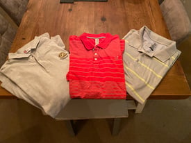 Golf polo shirts x3 job lot 5£