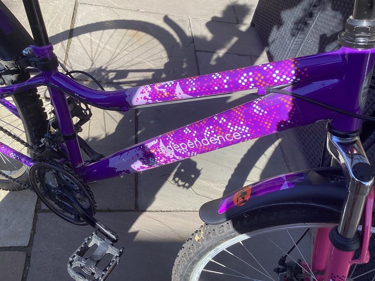 Girls bike only rode few times slight problem with gears easily fixed 