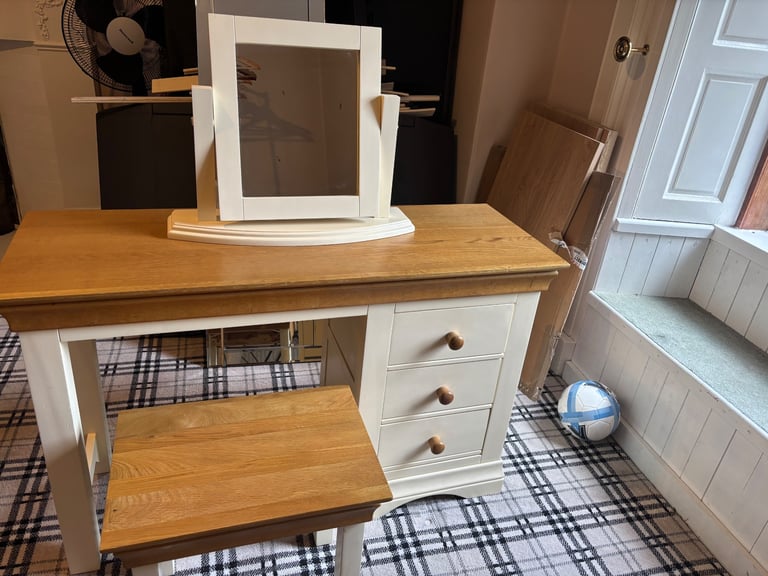 Oak Furniture Land Dressing Table or Desk 