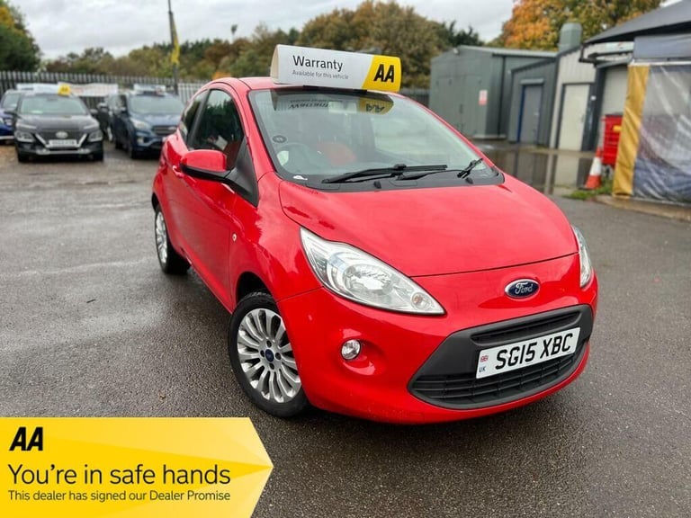 2015 Ford Ka 1.2 Zetec Euro 5 (s/s) 3dr HATCHBACK Petrol Manual