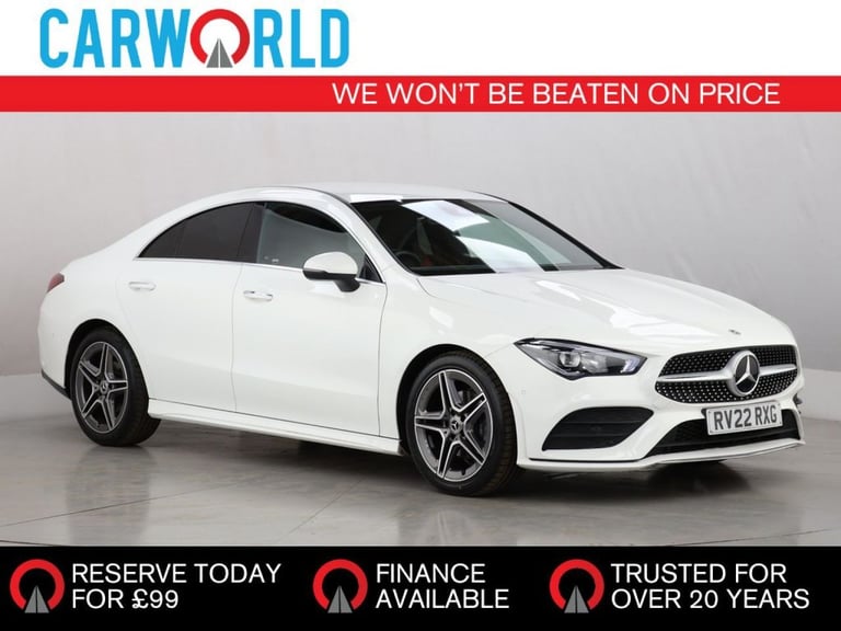 image for 2022 Mercedes-Benz CLA 1.3 CLA180 AMG Line (Premium 2) Coupe 4dr Petrol 7G-DCT Euro 6 (s/s) (136 ...