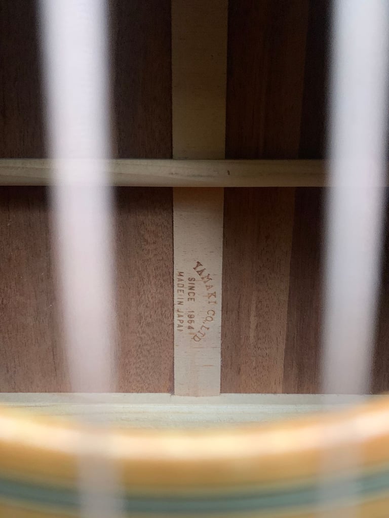 Yamaki YW-30 vintage acoustic guitar (made in Japan, late 70s)