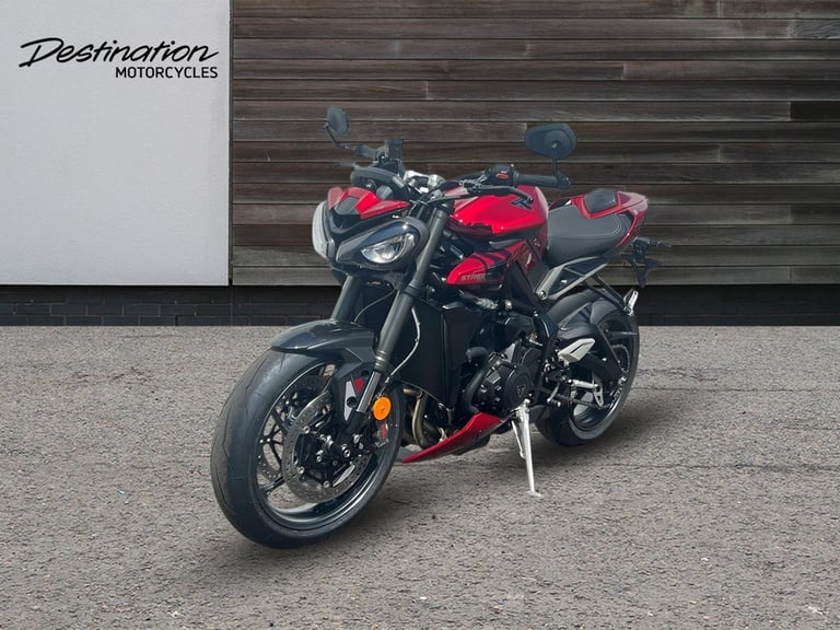 2025 Triumph Street Triple 765 RS PREMIUM COLOUR Petrol red 6 Speed