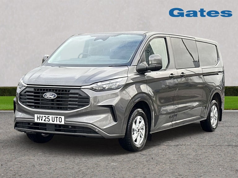 2025 Ford Transit Custom 320 LWB 2.0 Tdci Limited 136PS D/Cab Crew Bus Diesel Manual
