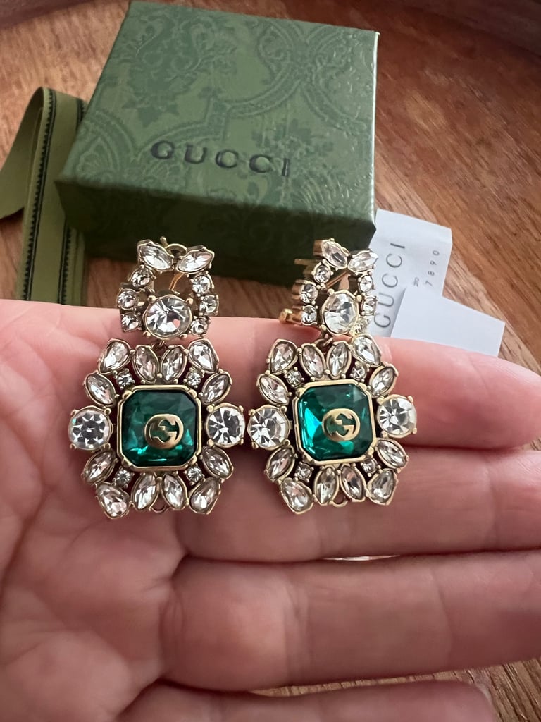 Gold earrings