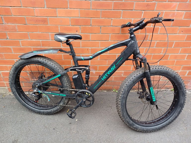 image for HITWAY BK9S Electric Adult City Bike - Fat tires , aluminium frame , Spares or repair !!!