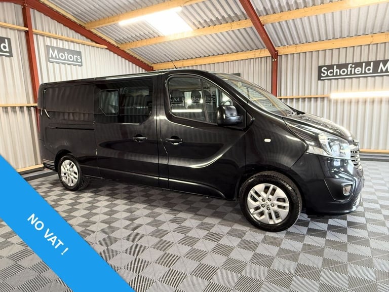 2018 Vauxhall Vivaro 2900 1.6CDTi BiTurbo 125 ecoTEC H1 Ltd Ed Nv D/Cab PANEL VAN DIESEL Manual