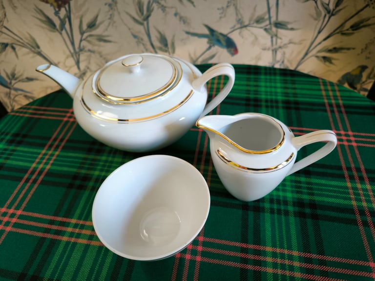 image for Vintage mid-century Czech Moritz Zdekauer Tea Set - c1950