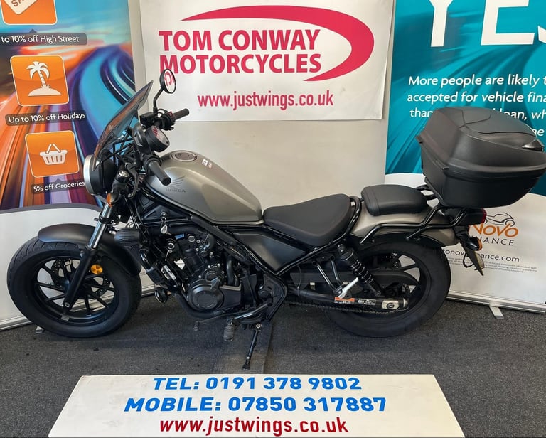 HONDA CMX500 REBEL, 2018(18), 1 OWNER, 14,650 MILES, FSH, SUPERB CRUISER, £3795