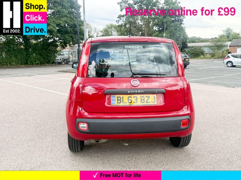 2014 Fiat Panda 1.2 Pop Euro 6 5dr HATCHBACK Petrol Manual