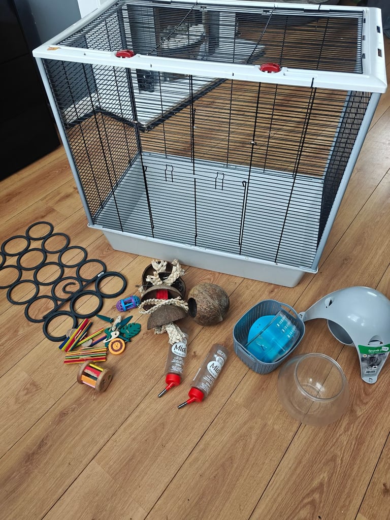image for Ferplast Large Rat Cage with accessories 