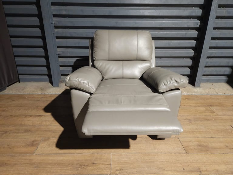 image for Hardly Used Recliner Chair - Grey.