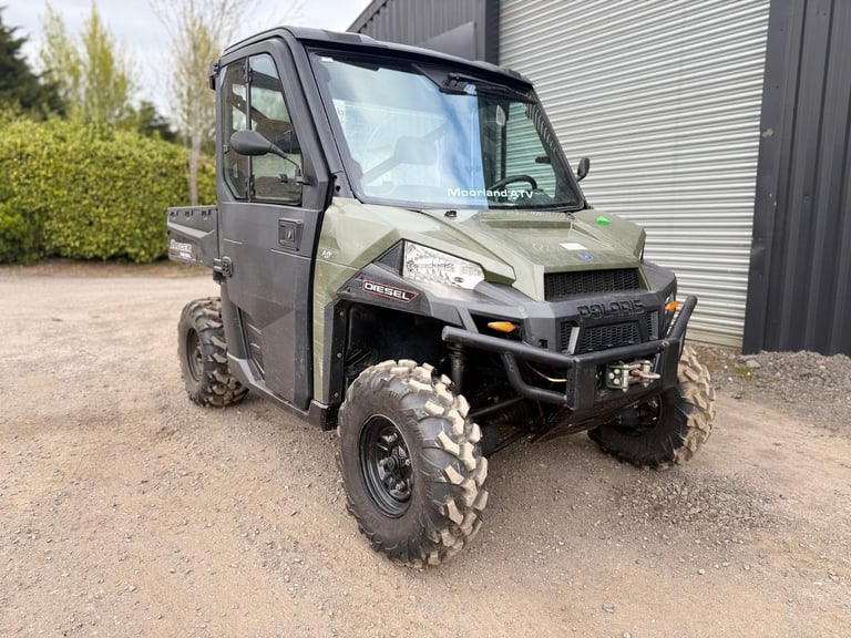 2018 ( 68 ) Polaris Ranger 1000 Diesel fully enclosed cab