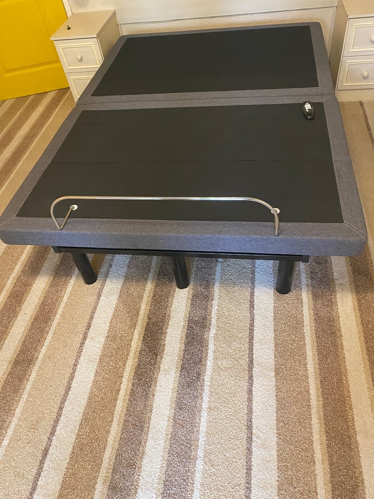 image for Adjustable double bed frame sleep motion