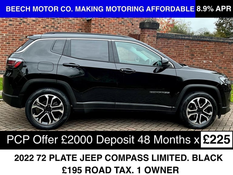 2022 Jeep Compass 1.3 GSE T4 Limited FWD Euro 6 (s/s) 5dr ESTATE Petrol Manual