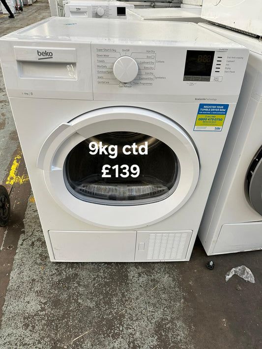 image for Beko 9kg condenser dryer 🌟 Free Delivery 🌟 120 Days Warranty 🌟 