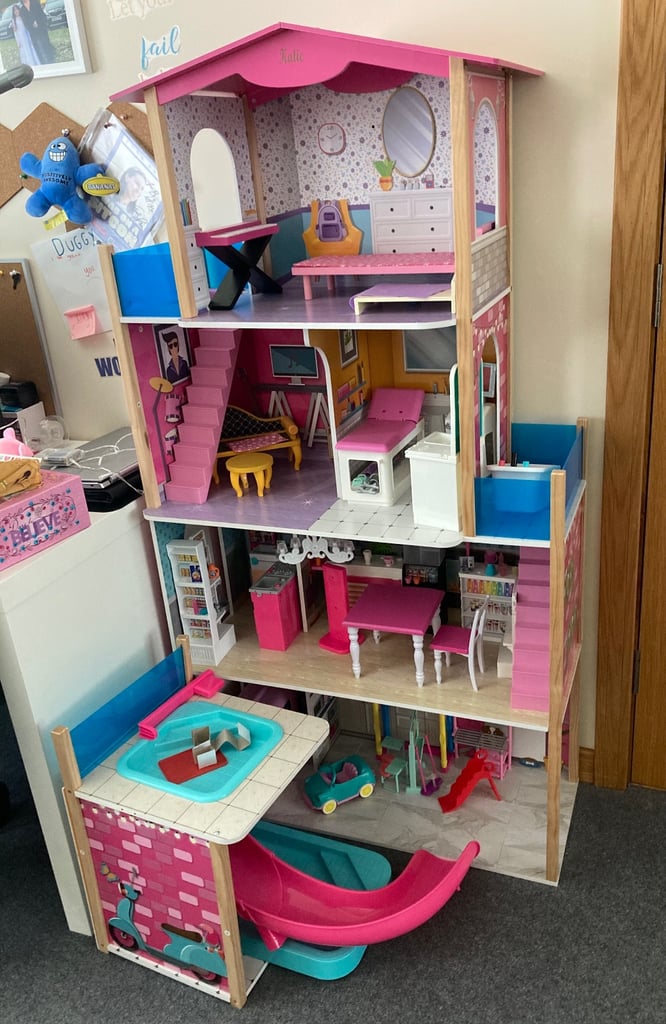 image for Barbie DreamHouse  AS NEW £45