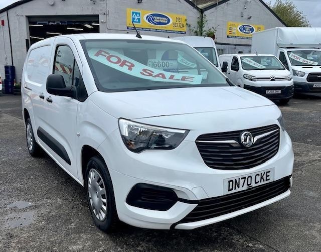 2020 VAUXHALL COMBO CARGO 2300 1.5 Turbo D 100ps H1 Sportive Van 2020 White