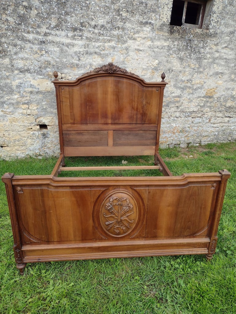French double bed frame ~ Antique, Vintage