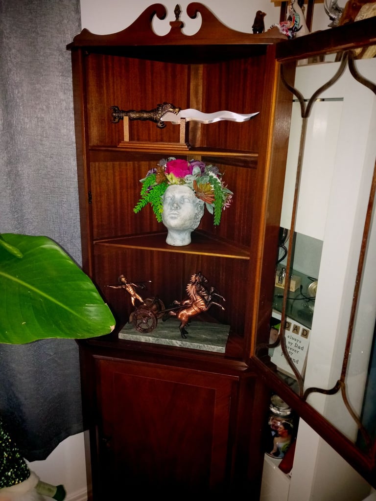 Vintage Strongbow Furniture corner cabinet 