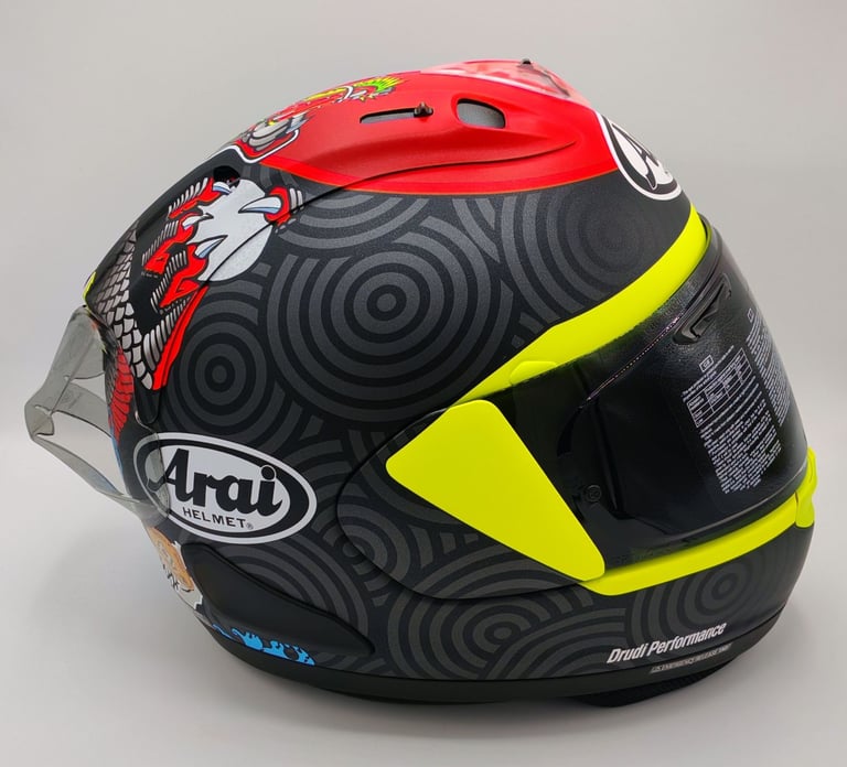 #ARAI RX-7V EVO - MOTORCYCLE HELMET - TATSUKI SUZUKI - LARGE - BRAND NEW EX-DISP