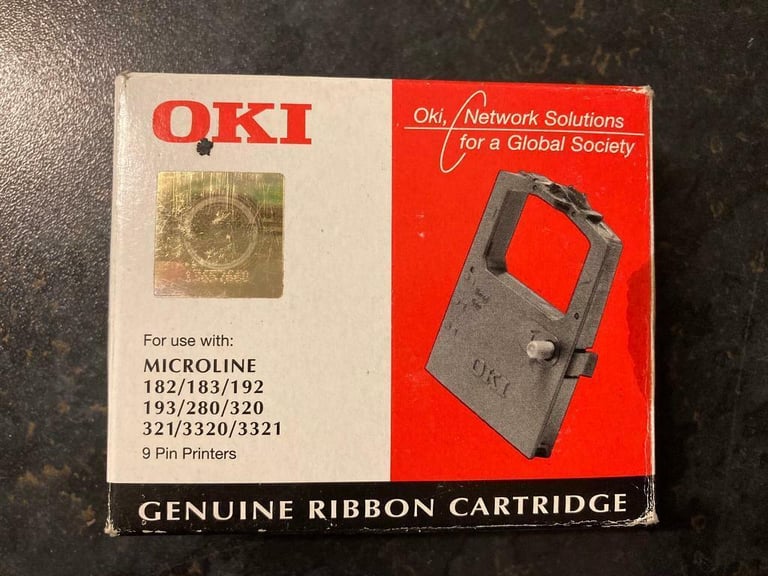 Oki Ribbon Cartridge Microline 182/183/192/193/280