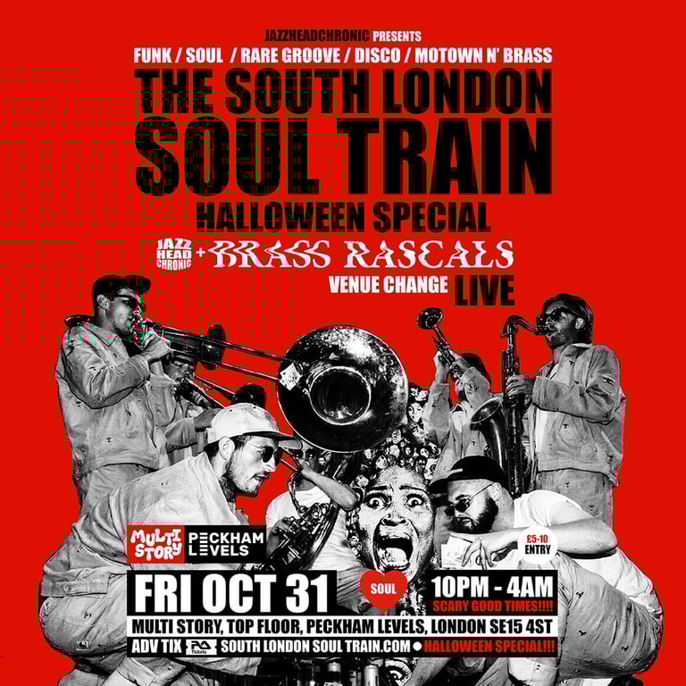 image for HALLOWEEN SPECIAL WITH BRASS RASCALS (LIVE) + JAZZHEADCHRONIC