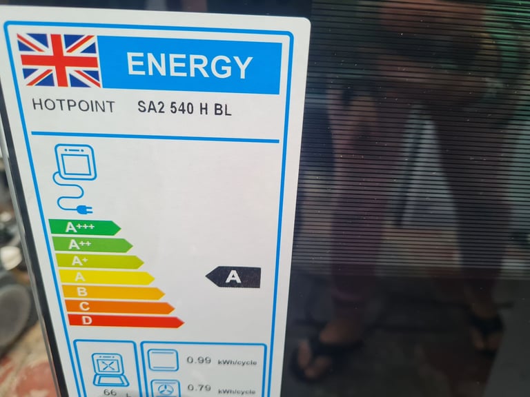 Hotpoint multifunction single electric oven built-in black 