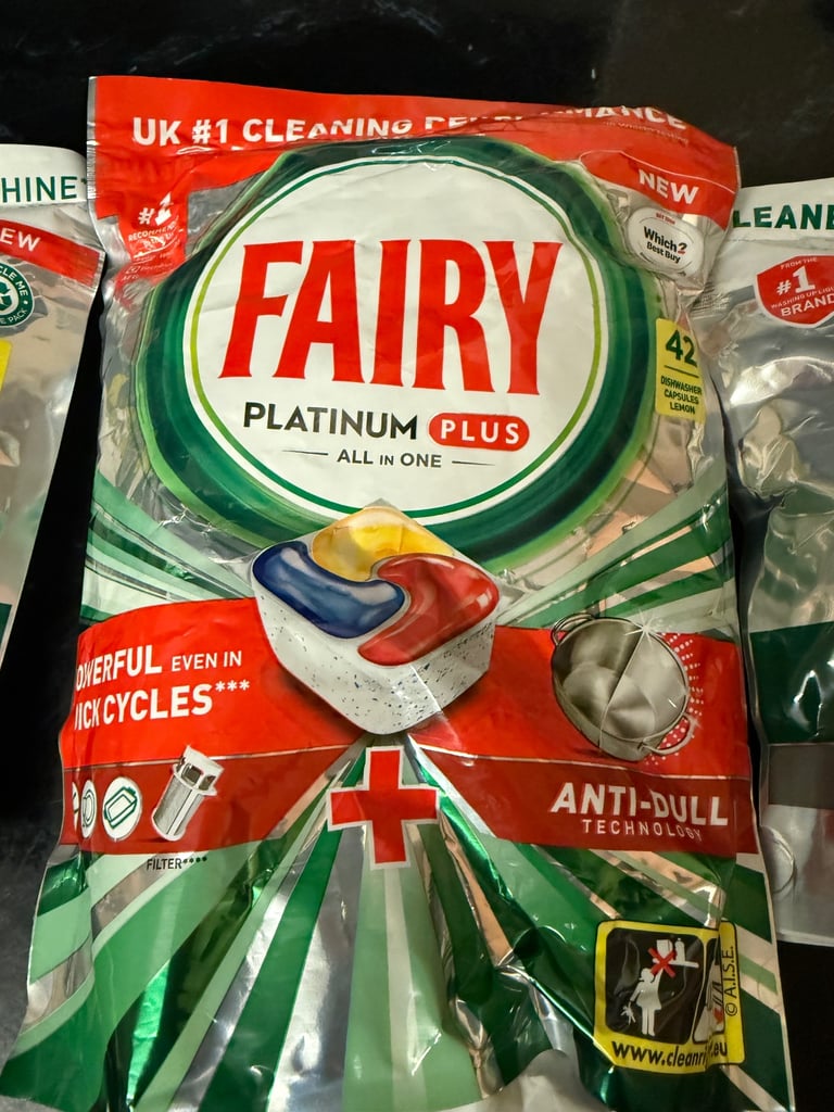 Fairy Platinum Plus All In One Dishwasher Tablets