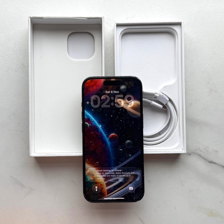 image for iPhone 15 128GB Unlocked (Fair Condition) With Box, Charger & Case