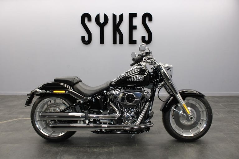 2025 Harley-Davidson FLFBS Softail Fat Boy 117 in Vivid Black   