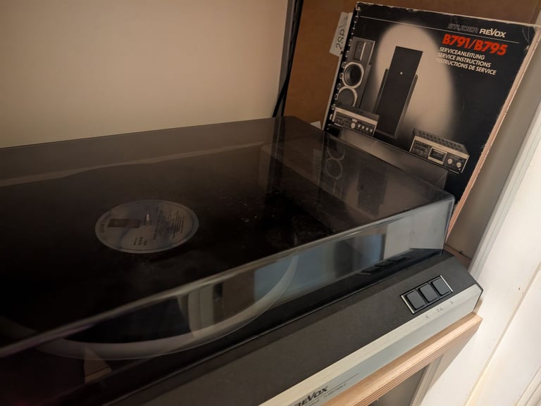 image for Studer Revox B795 direct drive turntable 