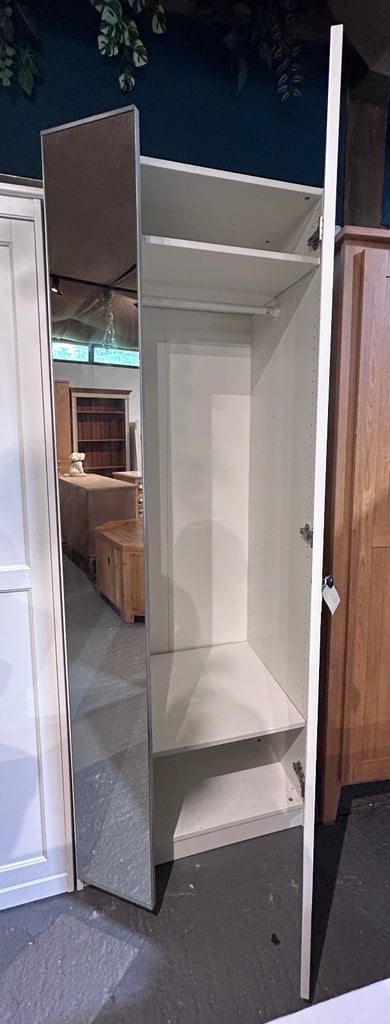 Single white wardrobe