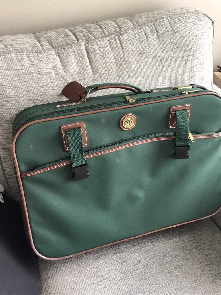 Green Carlton suitcase 