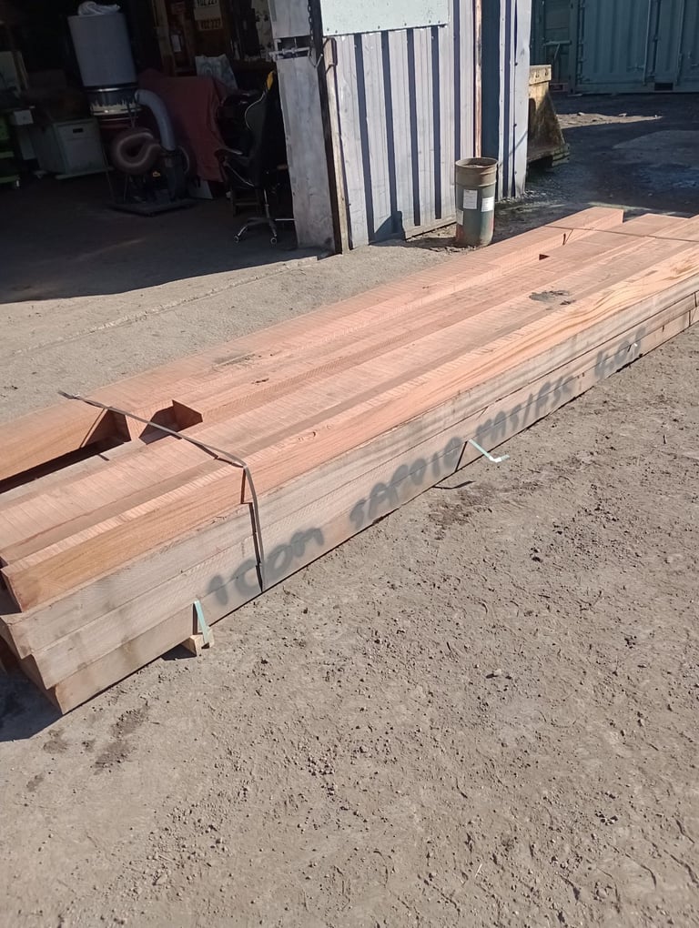 Sapele hardwood kiln dried fsc timber beams 