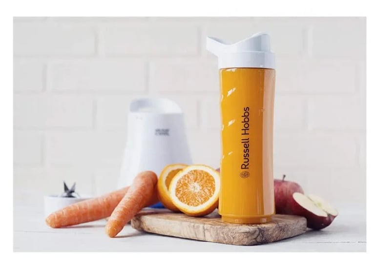 image for Russell Hobbs Mix and Go Cool Smoothie Maker - Portable Blender + 1 Bottle