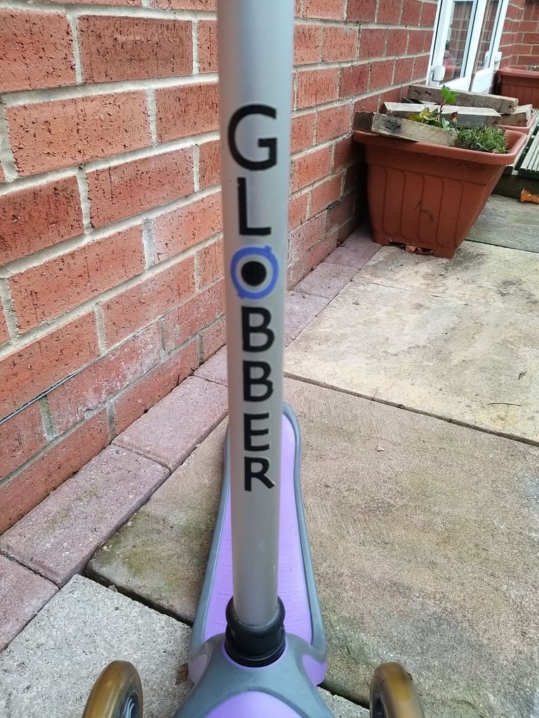 Purple Globber 3 wheel scooter