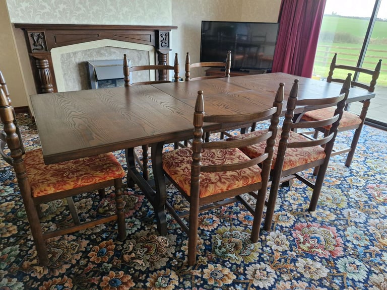 image for Old Charm Dinning Table & Chairs
