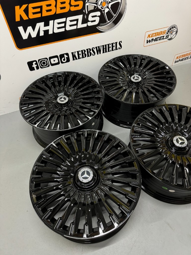 20" MERCEDES 2024/5 MAYBACH REPLACEMENT STYLE ALLOY WHEELS  C CLASS E CLASS S CLASS A CLASS