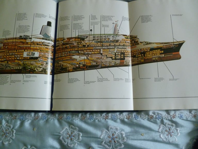 Queen Elizabeth 2, The Great Pacific and Orient Cruise 1978 Souvenir Book.