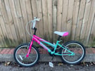 Girls bike Ammaco Misty 20 Inch Wheel Kids Bike Pink and Blue
