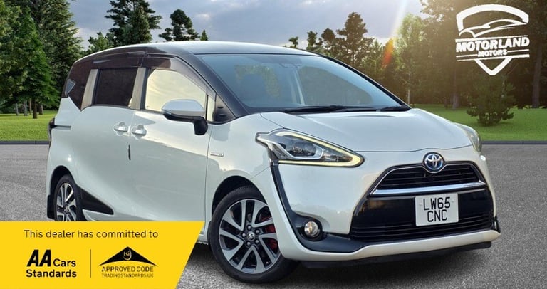 image for 2016 Toyota Sienta 1.5 Petrol Hybrid CVT 5dr 7 Seats Hybrid Automatic