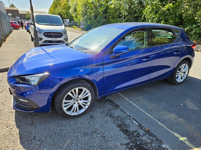 2021 21  SEAT LEON 1.0 TSI EVO SE Dynamic 5dr Blue Damaged Salvage