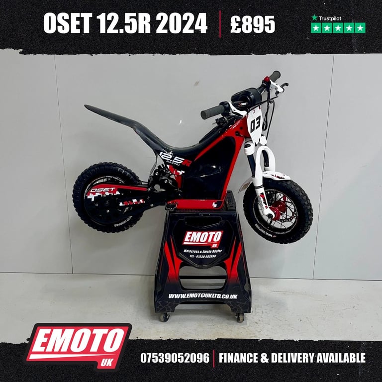 OSET 12.5R 2024 Kids Electric Bike @EmotoUK - Finance Available