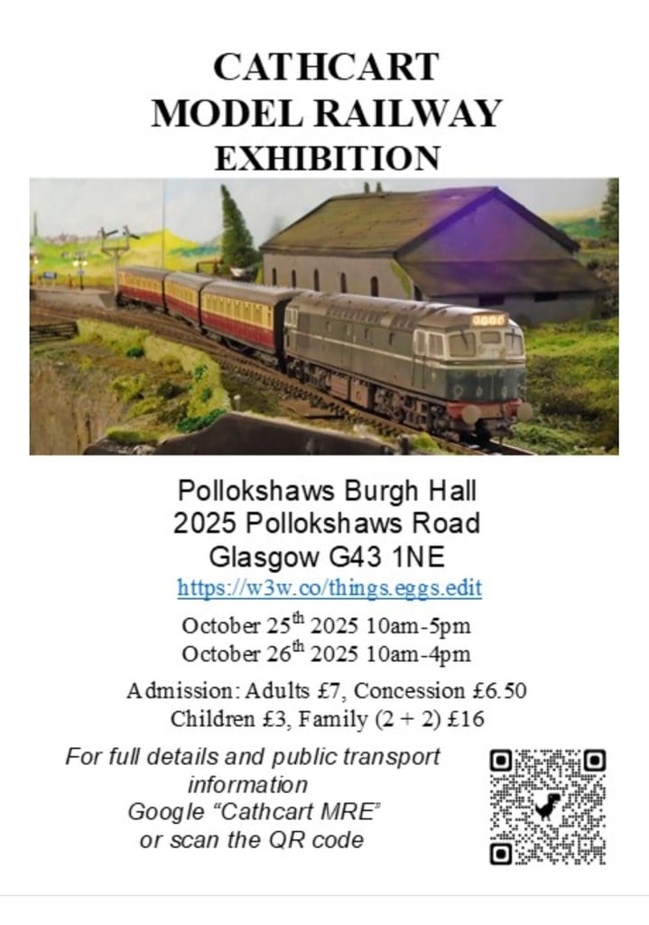 Cathcart Model Railway Exhibition 