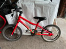 16 inch Red Pinnacle Kids Bike