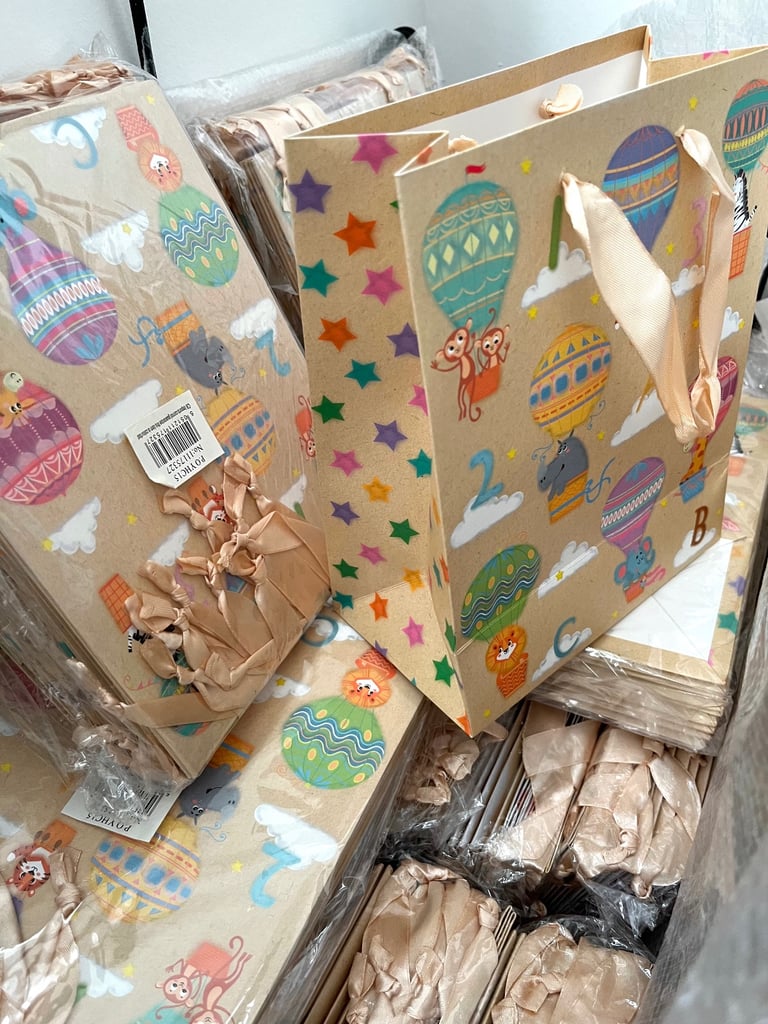 Job Lot Gift Bags New Baby Baby Shower x 50